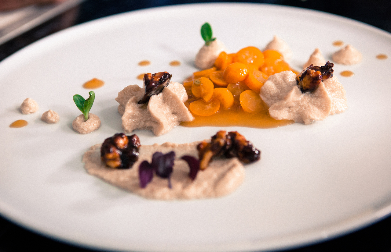 Zwergorangen-Ragout mit Maronenmousse • Koch Mit