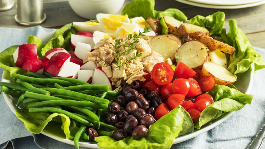 Nizza-Salat mit Thunfisch und Bohnen • Koch-Mit