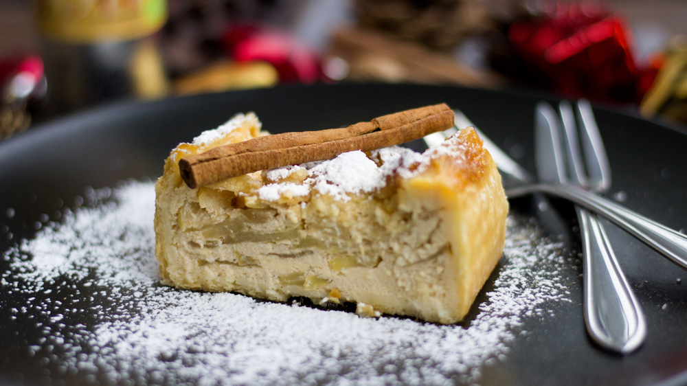 Apfel-Marzipan-Kuchen - Rezept für den Adventskaffee • Koch-Mit