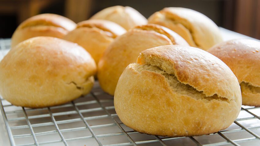 Brötchen ohne Hefe | Rezept mit Buttermilch • Koch-Mit