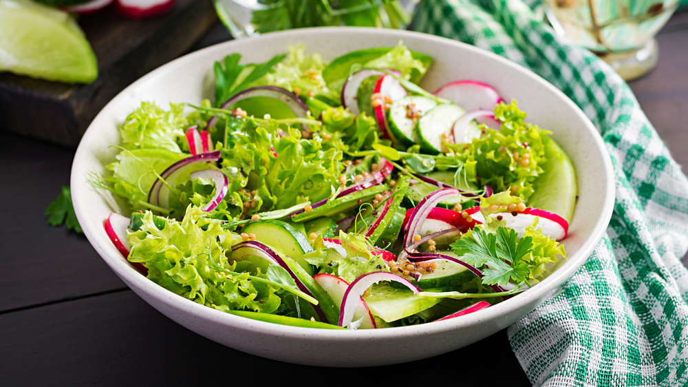 Blattsalat Rezept Mit Leckerem Senf Dressing Koch Mit